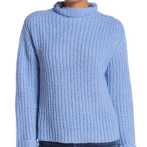 Abound Mock Neck Cozy Knit Pullover Sweater sz Med - Picture 1 of 11